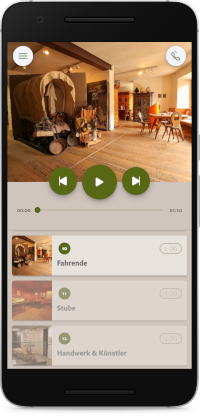 The Schloss Landeck audioguide